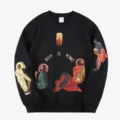 Jesus is King Black Crew Sweatshirt