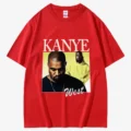 Rapper Kanye West Graphic Print T-Shirt